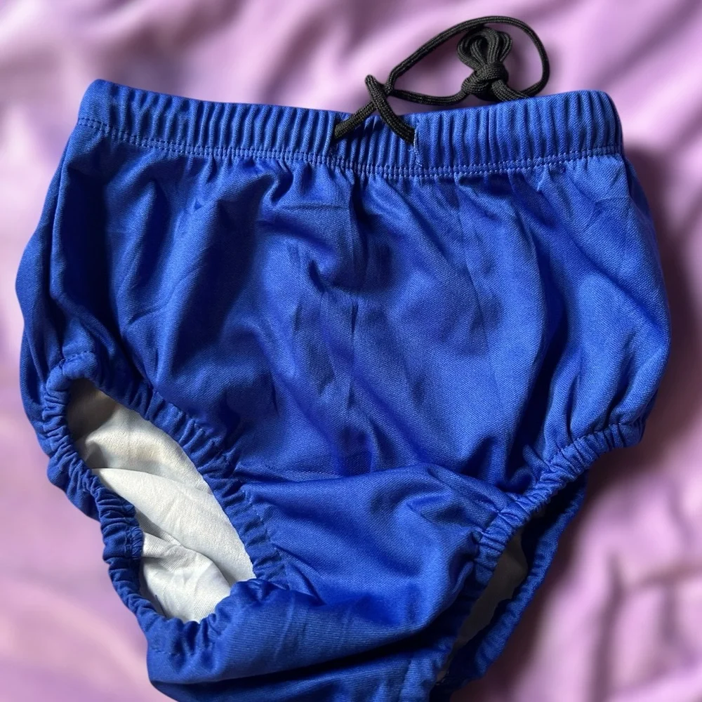 Black Swim Diaper / Reusable Swim Brief – Unisex